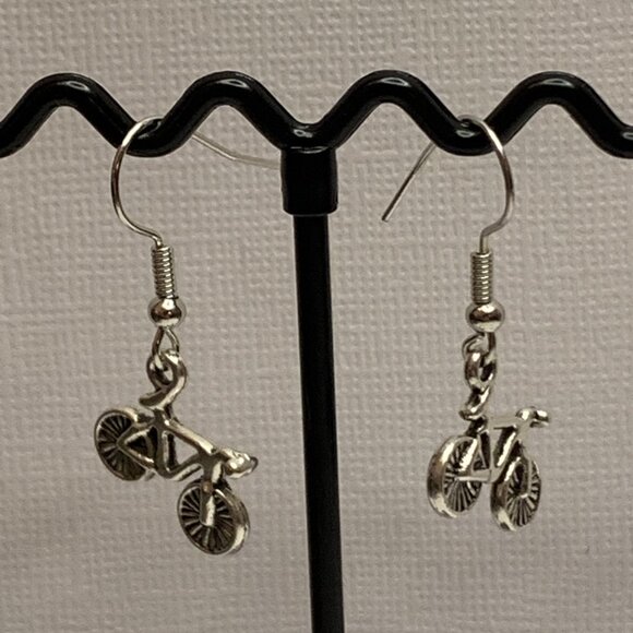 Bike Earring, Bicycle Earring, Sports Earring, Gift Idea, Cycling Earring, Bike - Picture 4 of 7